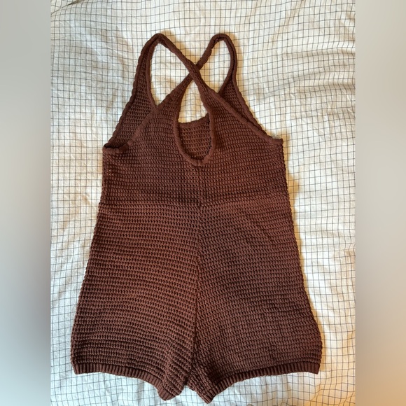 Crocheted Cotton Romper - Picture 2 of 6